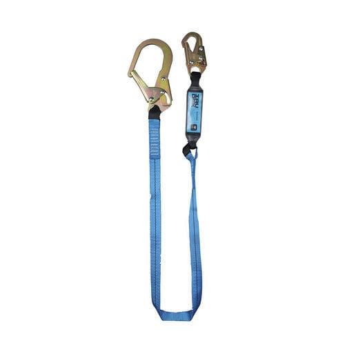 Rope fall arrest lanyard - SHOCKER I 180 HSHS ANSI - IRUDEK 2000 S.L. - shock absorbing