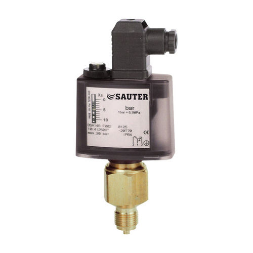 Liquid pressure switch - DSA14 series - Fr. Sauter AG - for steam / for gas / brass