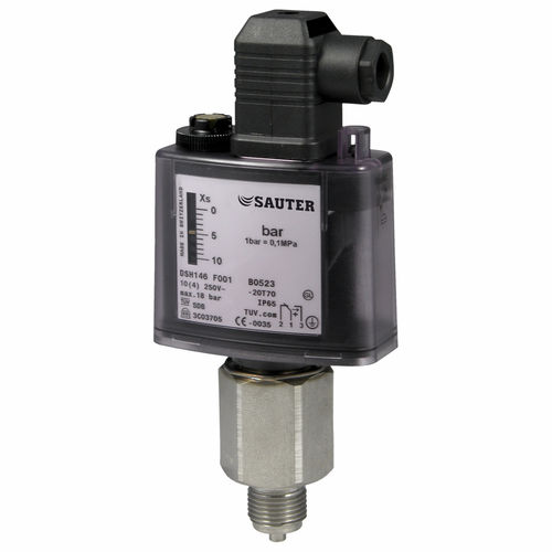 Gas pressure limiter - DS series - Fr. Sauter AG - for steam / brass / stainless steel