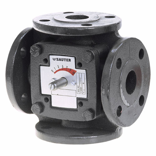 Ball valve - MH series - Fr. Sauter AG - lever / for control / flange