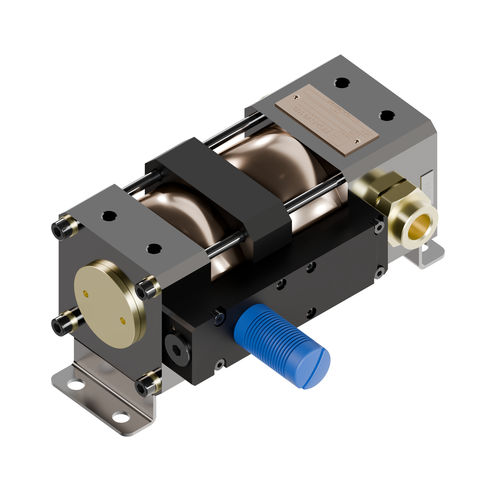 Air-driven hydraulic pump - SP series - A&T Fluid solutions - axial piston / aluminum / test