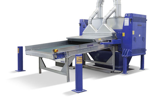 Three shaft shredder - PHSH - Höcker Polytechnik - for cardboard / compact