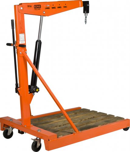 2 ton shop crane - GWKE series - REMA Hollande B.V. - hydraulic / telescopic