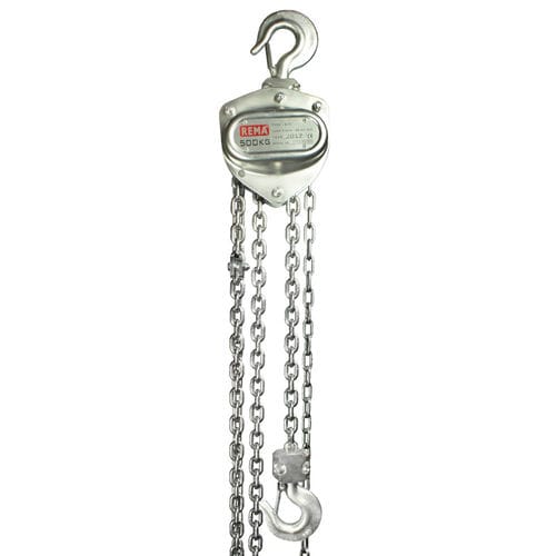 Hand chain hoist - RIH series - REMA Hollande B.V. - corrosion-resistant / stainless steel / for food industry applications