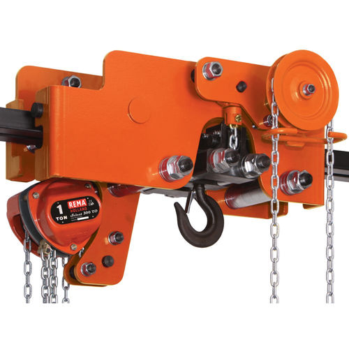 Manual hoist trolley - KBT200OD series - REMA Hollande B.V. - beam mounted