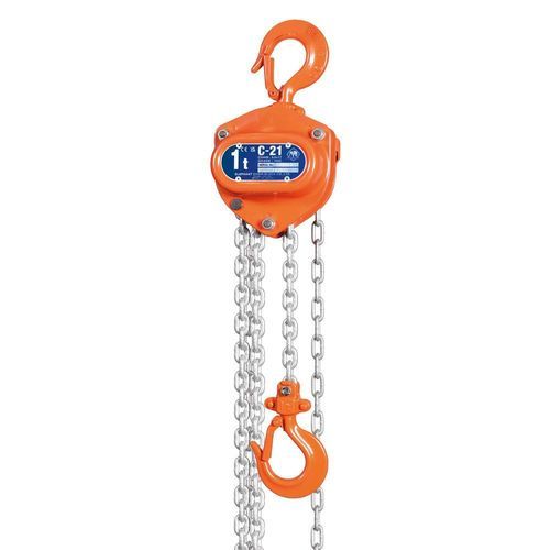 Manual chain hoist - ELEPHANT C21 - REMA Hoisting & Lifting - compact / for materials handling / lightweight
