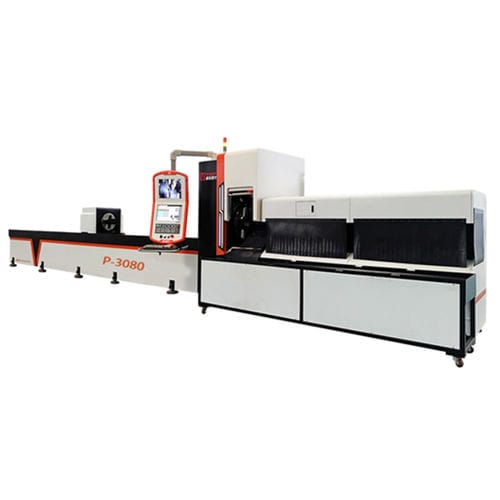 Tube cutting machine - P3080 - Golden Laser Co., Ltd - fiber laser / for steel / for stainless steel
