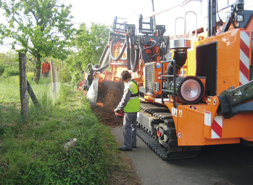 Wheel trencher - 350 mm | SMC 201 R - MARAIS SA - tracked