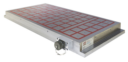 Electro-permanent magnetic chuck - 1000 x 500 mm | SERIE AD - JAS MAGNETICS, S.L. - rectangular / for milling