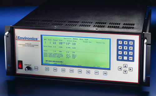 Air analyzer calibrator - Series 9100 - Environics - 19" rack / multi-point