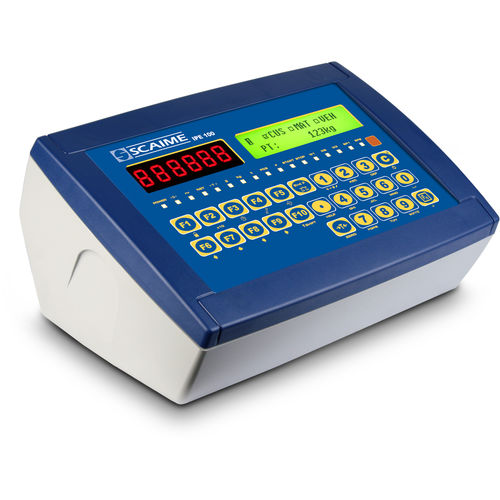 Digital weighing terminal - IPE100 PLBOX - SCAIME - LED display / benchtop / panel-mount