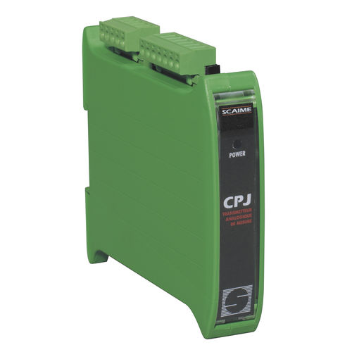 Strain gauge signal conditioner - CPJ, CPJ2S - SCAIME - analog / 4-20 mA / DIN rail
