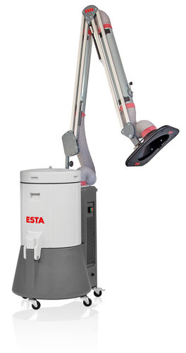 Mobile fume extractor - SRF K - ESTA Extraction - welding / soldering / cartridge