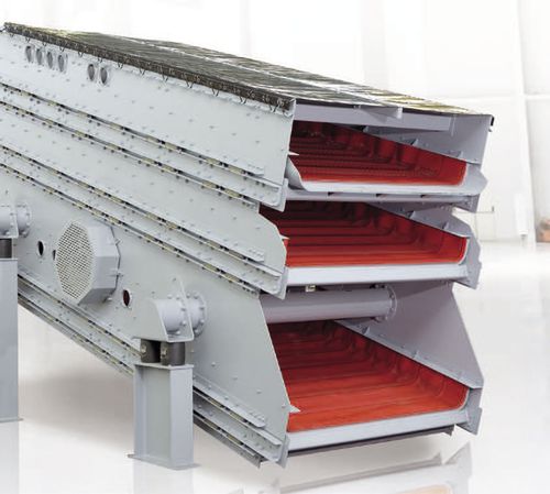 Dry particulate screener - BIVITEC - Dieffenbacher - vibrating / oscillating / particle