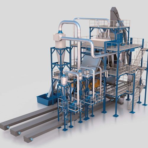 Process screening unit - ClassiCleaner+ - Dieffenbacher - for the wood industry / stationary / for pellets