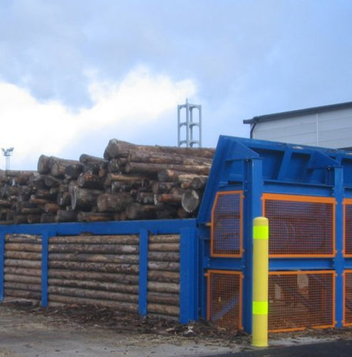 Chain conveyor - Dieffenbacher - inclined / storage / for wood