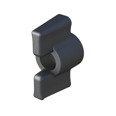 Push-pull knob - LHMA - ISC PLASTIC PARTS - butterfly / polyamide / steel