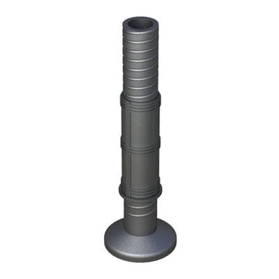 Machine foot - LJXF - ISC PLASTIC PARTS - ABS / adjustable