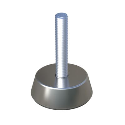 Machine foot - AKAAI - ISC PLASTIC PARTS - polypropylene / zinc-coated steel / ABS