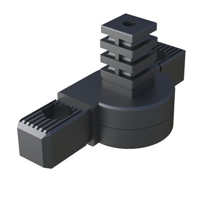 Corner tube connector - THCYE - ISC PLASTIC PARTS - square / polyamide