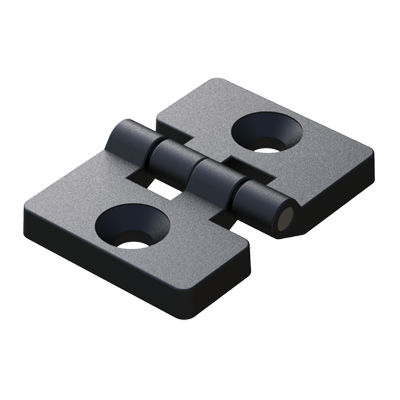 Butt hinge - JTPAA - ISC PLASTIC PARTS - stainless steel / PA / screw-in