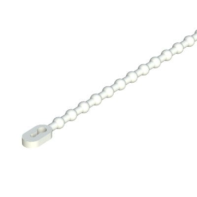 Nylon cable tie - MBB - ISC PLASTIC PARTS - beaded