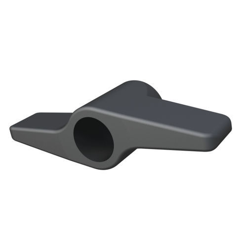 Threaded knob - BAEPB - ISC PLASTIC PARTS - butterfly / nylon / steel