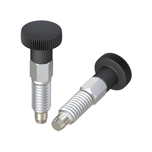 Locking bolt - CAA - ISC PLASTIC PARTS - cylindrical head / stainless steel / polyamide