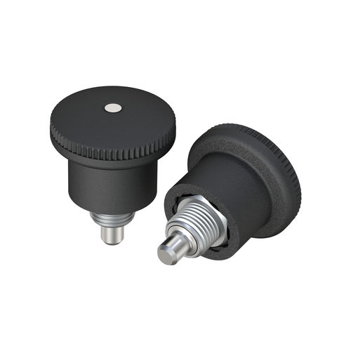 Locking bolt - CAO - ISC PLASTIC PARTS - stainless steel / polyamide / knurled