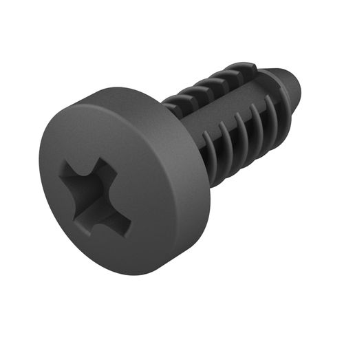 Cylindrical head rivet - FBB - ISC PLASTIC PARTS - nylon / threaded