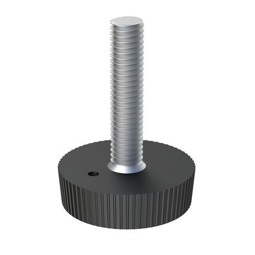 Equipment foot - LKR - ISC PLASTIC PARTS - for furniture / PV / plastic