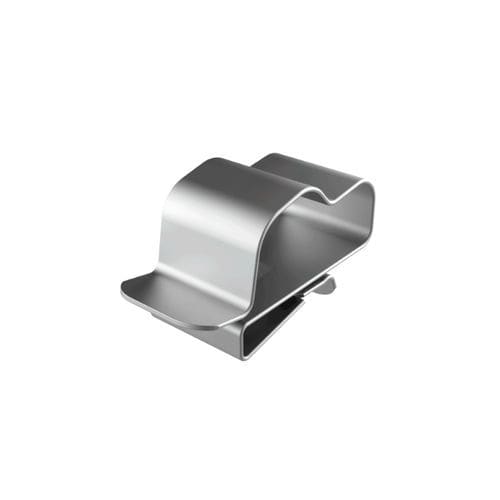 Stainless steel cable clamp - SFB - ISC PLASTIC PARTS - snap-on / snap-lock / corrosion-resistant