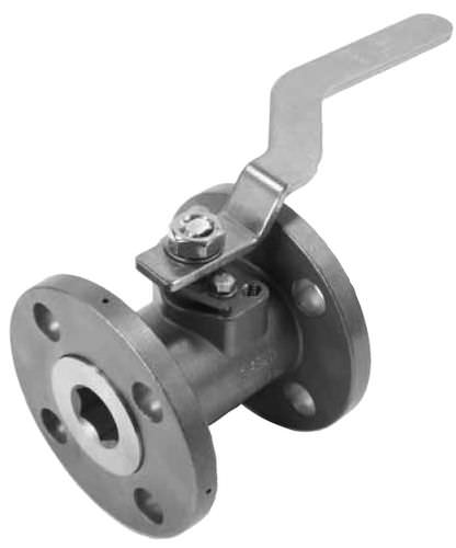 Ball valve - 7RRR series - Metso Automation - lever / shut-off / flange