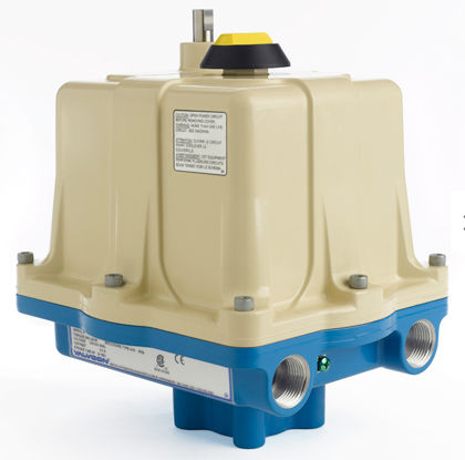 Electric valve actuator - VALVCON® V series - Metso Automation - quarter-turn / spur gear / rugged