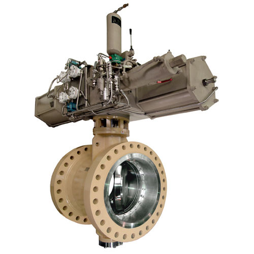 Butterfly valve - Mapag® BW series  - Metso Automation - triple-offset / for abrasive fluids