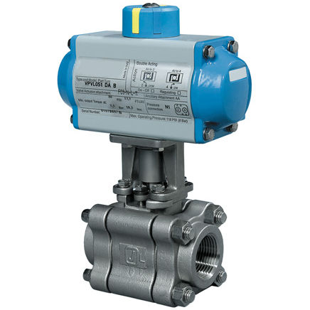 Ball valve - 4000 series - Metso Automation - 3-piece / bidirectional / socket weld