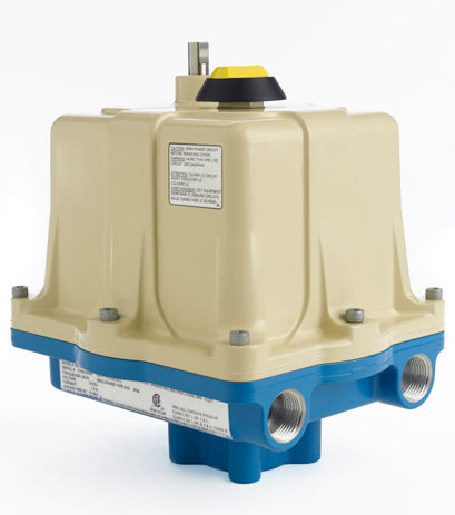 Electric valve actuator - VALVCON® QX series - Metso Automation - quarter-turn / rugged / compact