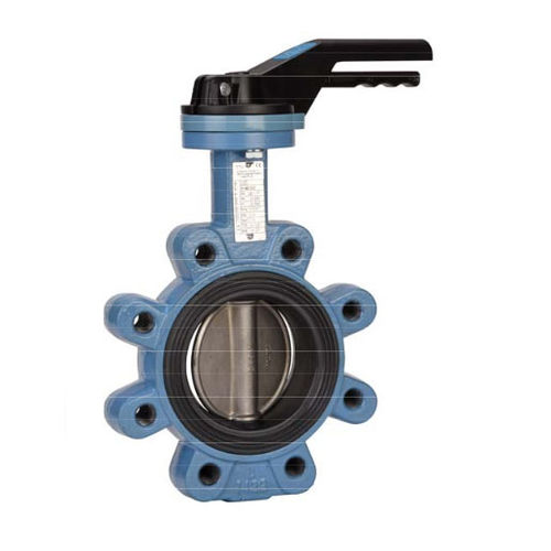 Butterfly valve - 1163 series - SFERACO - lever / isolation / for hot water
