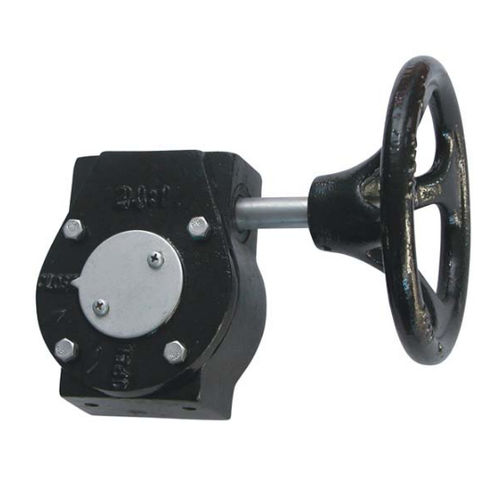 Worm gear reducer - 1198 series - SFERACO - right angle / 1 - 2 kNm / for butterfly valves