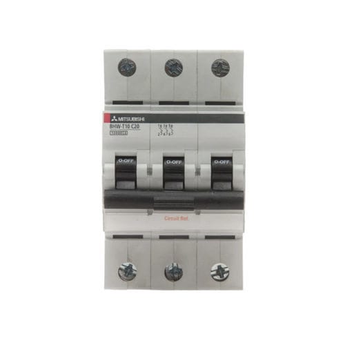 Thermal-magnetic circuit breaker - BH series - MITSUBISHI Automation - short-circuit / overload / residual current