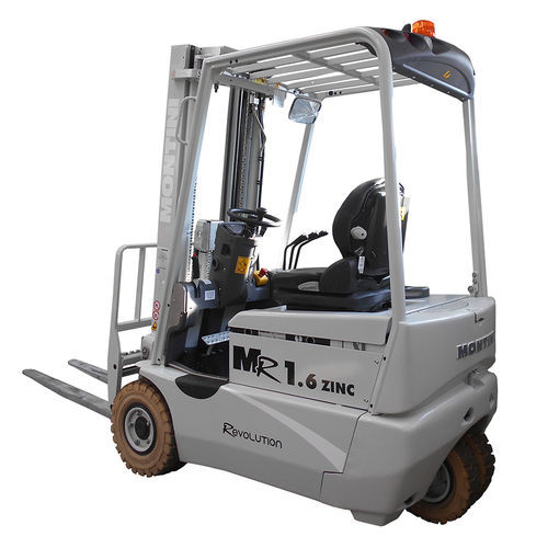 Electric forklift truck - MR ZINC series  - MONTINI di Garotti Francesco & C. snc - ride-on / 4-wheel / counterbalanced