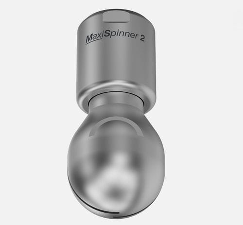 Cleaning nozzle - MaxiSpinner 2 - Lechler - for water / stainless steel / high-temperature