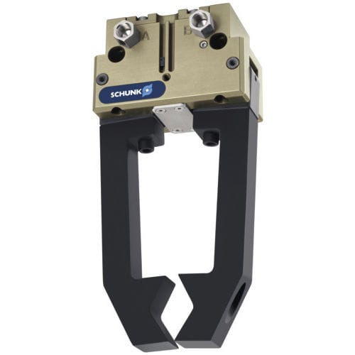 Pneumatic gripper - PWG-plus - SCHUNK SE & Co. KG - angular / 2-jaw / for clean rooms