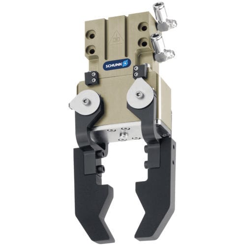 Pneumatic gripper - DRG - SCHUNK SE & Co. KG - 180° angular / 2-jaw / for workpieces