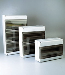 Plastic electrical enclosure - DOMINO series - SCAME PARRE S.p.A. - IP66 / power distribution / pre-assembled