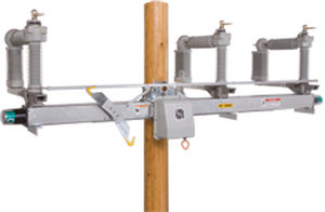 Medium-voltage disconnect switch - 14.4 - 34.5 kV | Scada-Mate® - S&C Electric Company - overhead / outdoor