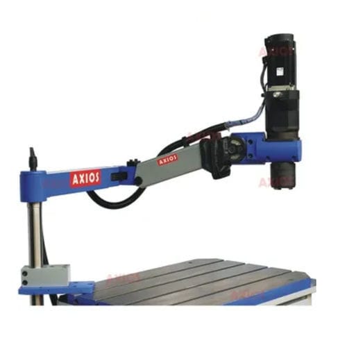 Swing-arm tapping machine - 48075SQ - AXIOS Tapping by PRAKASH group - electric / speed control / high-speed