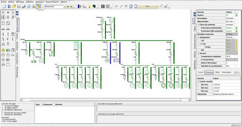 Visualization software - Lise 630 - BBS Conception - electrical calculation / control / verification