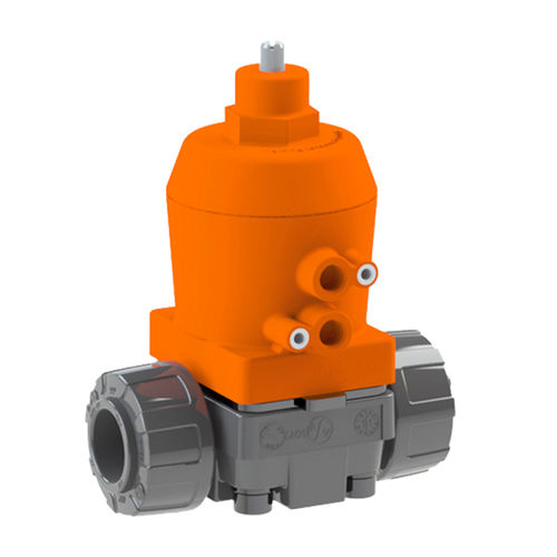 Piston valve - MV 309 - ASV Stuebbe GmbH & Co. KG - pneumatic / for chemical products / medium