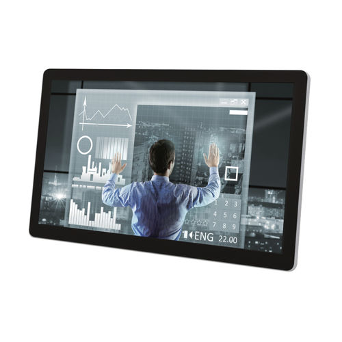 LCD panel PC - LEAD-PPC-2360-A - PORTWELL - PCAP capacitive touch screen / 21.5" / 23.6"